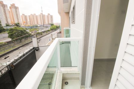 Sacada do Quarto de apartamento para alugar com 1 quarto, 30m² em Parque Novo Oratório, Santo André