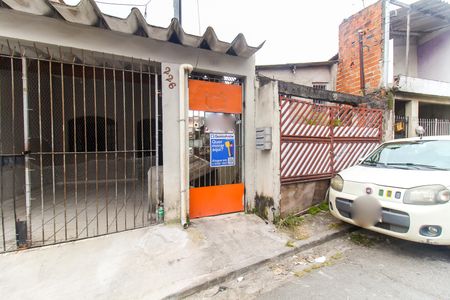 Casa para alugar com 60m², 1 quarto e sem vagaFachada + Placa