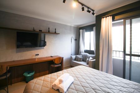 Suíte  de kitnet/studio para alugar com 1 quarto, 27m² em Moema, São Paulo