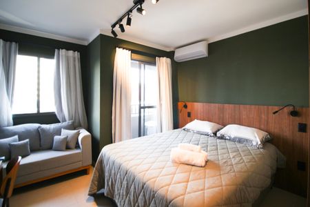 Suíte  de kitnet/studio para alugar com 1 quarto, 27m² em Moema, São Paulo