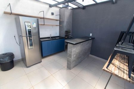 Apartamento para alugar com 33m², 1 quarto e 1 vagaÁREA COMUM LOUNGE - CHURRASQUEIRA 2