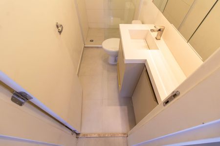 Apartamento para alugar com 33m², 1 quarto e 1 vagaBANHEIRO DA SUITE