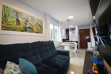 Sala de apartamento para alugar com 2 quartos, 94m² em Vila Mazzei, Santo André