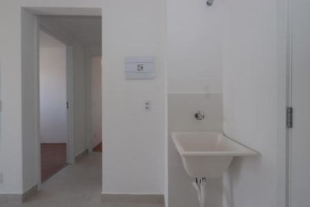 Apartamento para alugar com 34m², 2 quartos e sem vagaCozinha - detalhe tanque