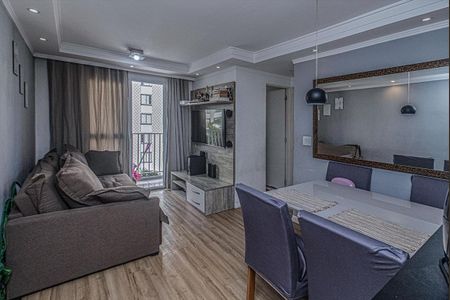 sala_1 de apartamento à venda com 2 quartos, 50m² em Taboão, São Paulo
