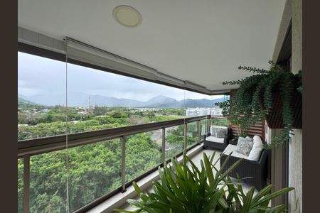 Varanda de apartamento à venda com 3 quartos, 84m² em Recreio dos Bandeirantes, Rio de Janeiro
