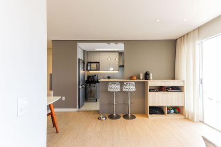 Apartamento à venda com 76m², 3 quartos e 2 vagasSala estendida 
