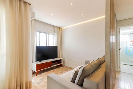 Sala estendida  de apartamento à venda com 3 quartos, 76m² em Vila Sao Silvestre (zona Leste), São Paulo