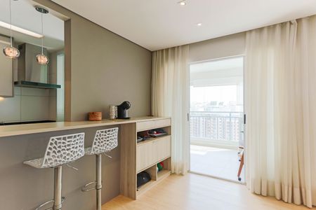 Sala estendida  de apartamento à venda com 3 quartos, 76m² em Vila Sao Silvestre (zona Leste), São Paulo