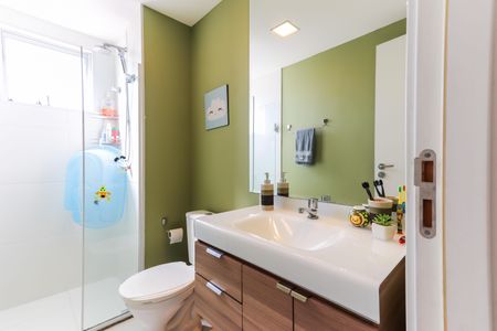 Apartamento à venda com 76m², 3 quartos e 2 vagasBanheiro Social