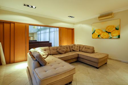 Sala de TV de casa de condomínio para alugar com 6 quartos, 1000m² em Colinas do Mosteiro de Itaici, Indaiatuba