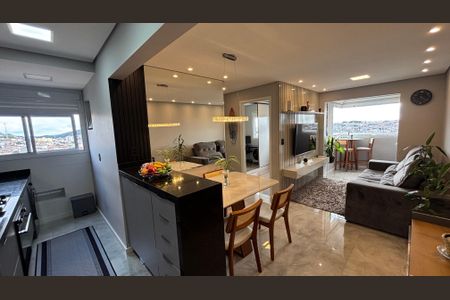 Sala - Sala de Jantar de apartamento à venda com 2 quartos, 55m² em Vila Tibiriçá, Santo André