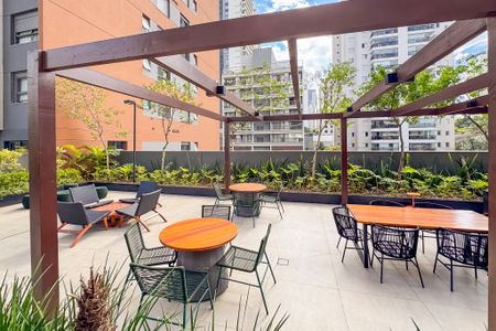 Studio para alugar com 19m², 1 quarto e sem vagaChurrasqueira - Térreo