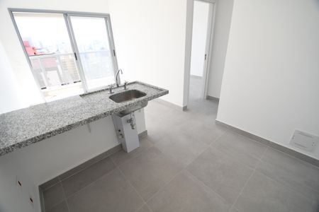 Cozinha de apartamento à venda com 1 quarto, 36m² em Botafogo, Campinas