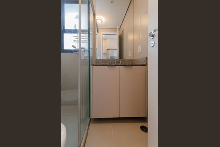 Studio para alugar com 25m², 1 quarto e sem vaga Studio para alugar com 25m², 1 quarto e sem vagaBanheiro