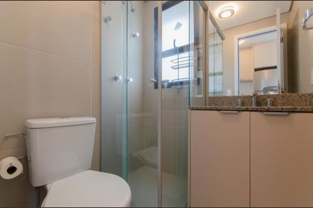 Banheiro de kitnet/studio para alugar com 1 quarto, 25m² em Vila Mariana, São Paulo