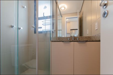 Banheiro de kitnet/studio para alugar com 1 quarto, 25m² em Vila Mariana, São Paulo