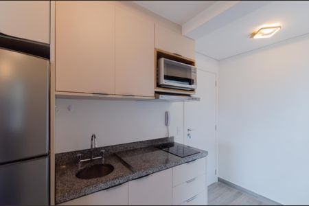 Cozinha de kitnet/studio para alugar com 1 quarto, 25m² em Vila Mariana, São Paulo