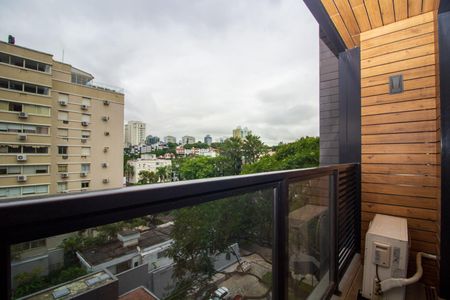 Varanda  de apartamento para alugar com 1 quarto, 40m² em Boa Vista, Porto Alegre