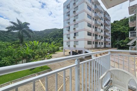 varanda de apartamento para alugar com 1 quarto, 56m² em Loteamento Joao Batista Juliao, Guarujá