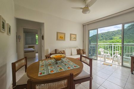 Sala de apartamento para alugar com 1 quarto, 56m² em Loteamento Joao Batista Juliao, Guarujá