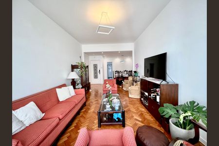 Sala  de apartamento à venda com 3 quartos, 117m² em Leblon, Rio de Janeiro