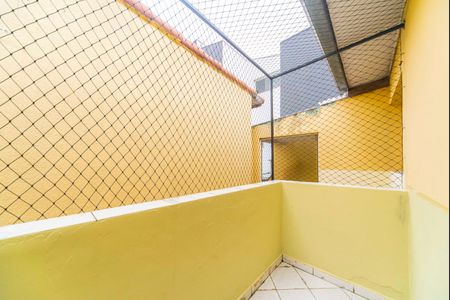 Varanda da Sala de casa para alugar com 1 quarto, 46m² em Jardim Santo Alberto, Santo André