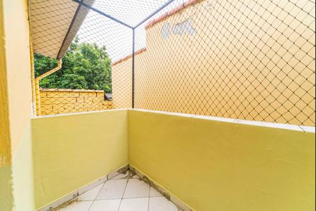 Varanda da Sala de casa para alugar com 1 quarto, 46m² em Jardim Santo Alberto, Santo André