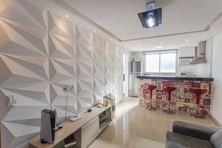 Sala de apartamento para alugar com 2 quartos, 56m² em Alvorada, Belo Horizonte