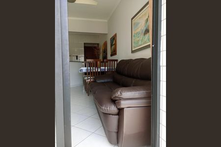 Sala de apartamento para alugar com 1 quarto, 50m² em Guilhermina, Praia Grande