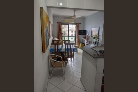 Sala de apartamento para alugar com 1 quarto, 50m² em Guilhermina, Praia Grande
