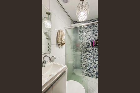 Banheiro de apartamento à venda com 1 quarto, 32m² em Vila Ré, São Paulo