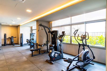 Apartamento para alugar com 47m², 2 quartos e 1 vaga Apartamento para alugar com 47m², 2 quartos e 1 vagaÁrea comum - Academia