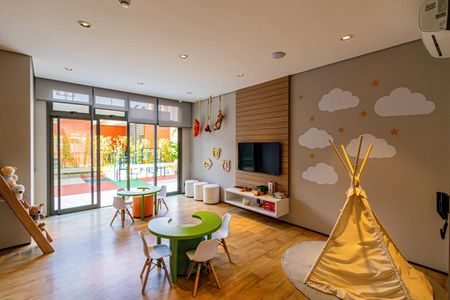 Apartamento para alugar com 47m², 2 quartos e 1 vaga Apartamento para alugar com 47m², 2 quartos e 1 vagaÁrea comum - Brinquedoteca