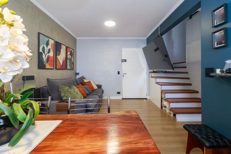 Sala de apartamento para alugar com 1 quarto, 50m² em Brooklin, São Paulo