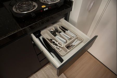 Studio para alugar com 28m², 1 quarto e sem vagaCozinha