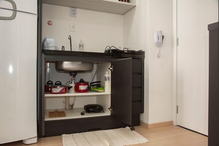 Studio para alugar com 28m², 1 quarto e sem vagaCozinha
