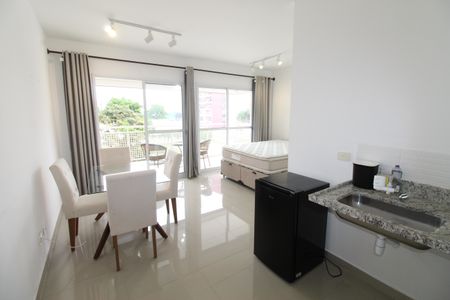 Sala / Cozinha de apartamento para alugar com 1 quarto, 37m² em Centro, São José dos Campos