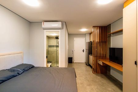 Studio de kitnet/studio para alugar com 1 quarto, 27m² em Santo Amaro, São Paulo