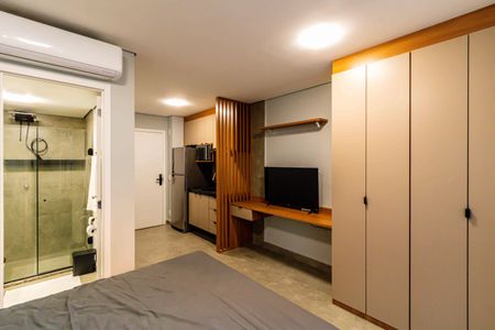 Studio de kitnet/studio para alugar com 1 quarto, 27m² em Santo Amaro, São Paulo