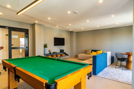 Studio para alugar com 27m², 1 quarto e sem vagaÁrea comum - Sala de jogos