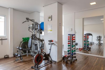 Apartamento para alugar com 60m², 1 quarto e 2 vagasÁrea comum - Academia