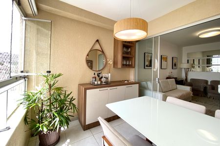 Varanda da Sala de apartamento para alugar com 3 quartos, 91m² em Serra, Belo Horizonte