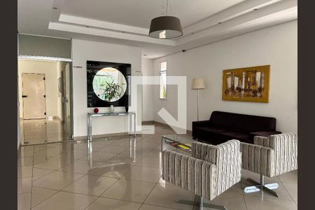 Apartamento à venda com 96m², 2 quartos e 2 vagasHall social