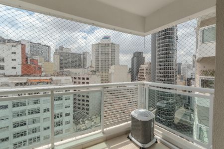 Sacada de apartamento para alugar com 1 quarto, 47m² em Bela Vista, São Paulo