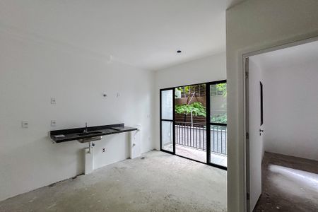 Sala/Cozinha de apartamento para alugar com 1 quarto, 30m² em Quarta Parada, São Paulo