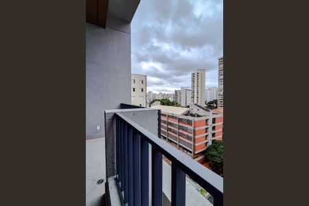 Studio à venda com 43m², 1 quarto e 1 vagaVaranda