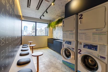 Studio para alugar com 21m², 1 quarto e sem vagaÁrea comum - Lavanderia
