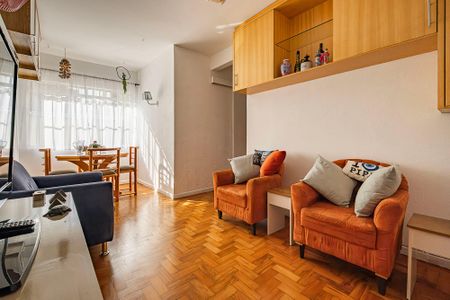 Sala de apartamento para alugar com 1 quarto, 49m² em Cerqueira César, São Paulo