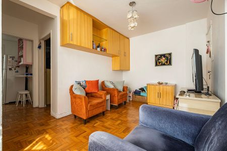 Sala de apartamento para alugar com 1 quarto, 49m² em Cerqueira César, São Paulo